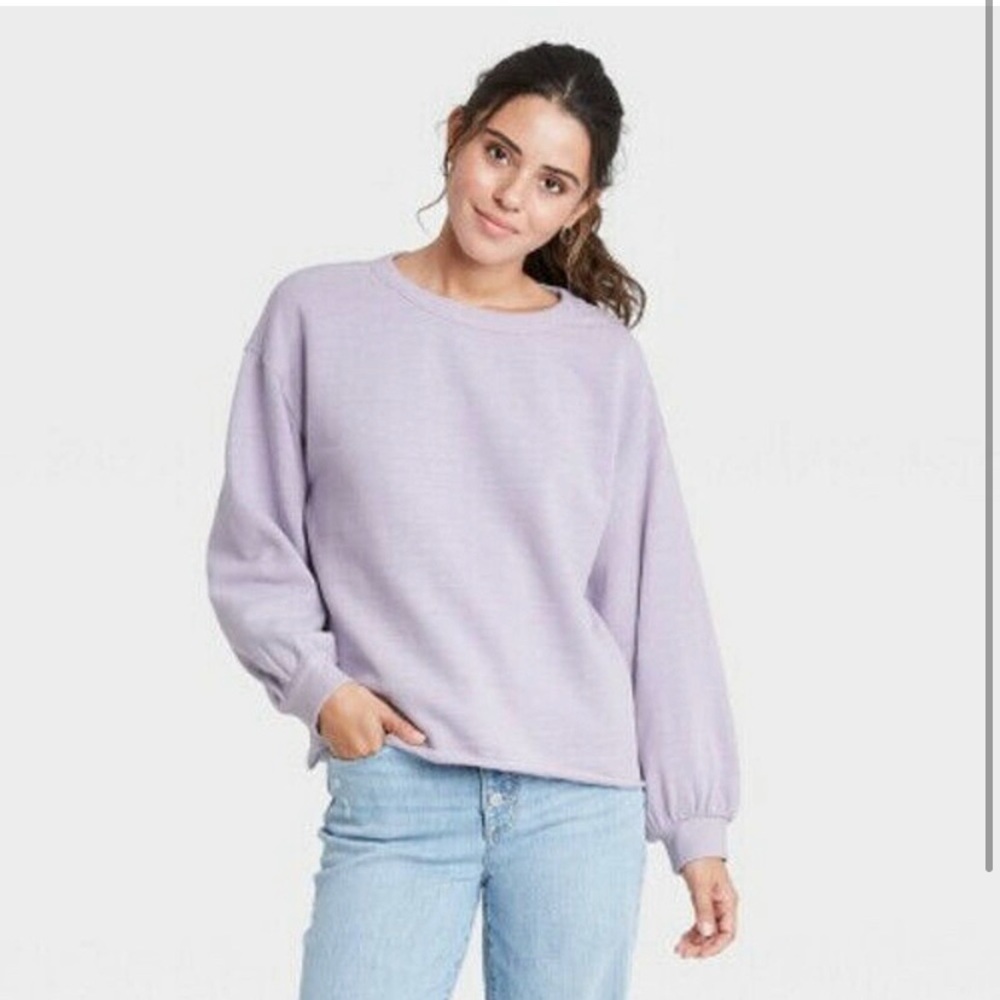 100% cotton Lavander Universal Thread Sweater
